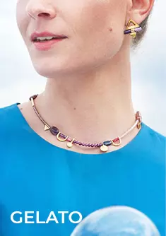 Schmuck aus der Gelato-Kollektion mit Natursteinen von ORSKA