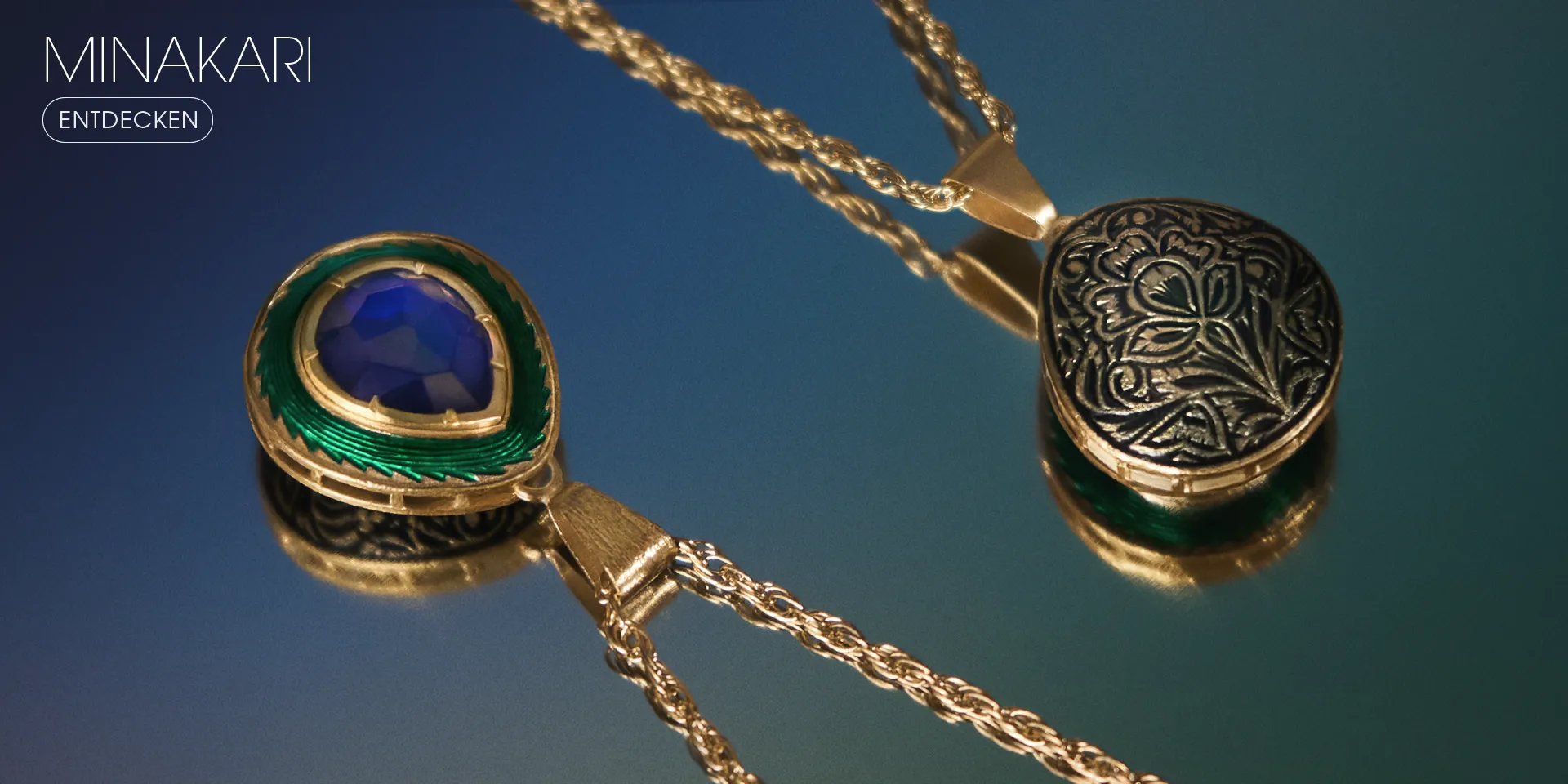 Emaille-Schmuck mit Minakari