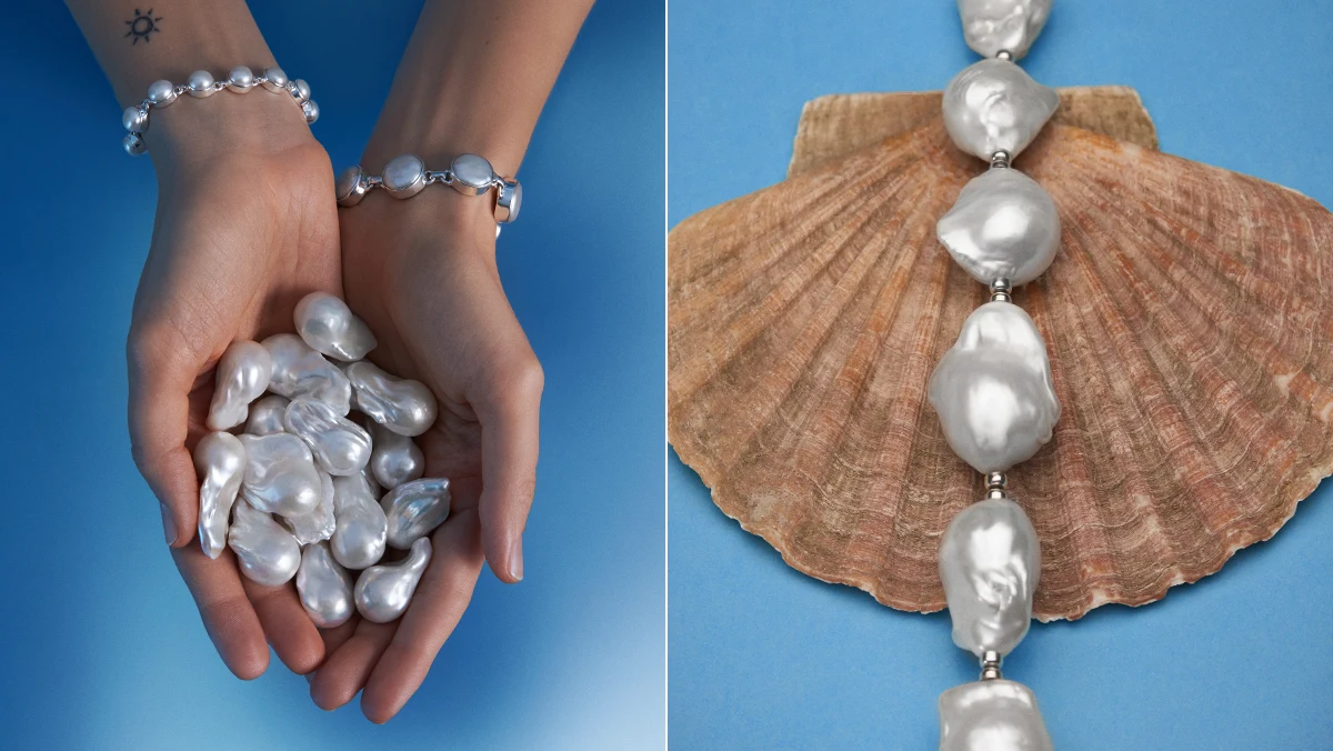 Silberschmuck mit Barockperlen aus der Perle-Kollektion