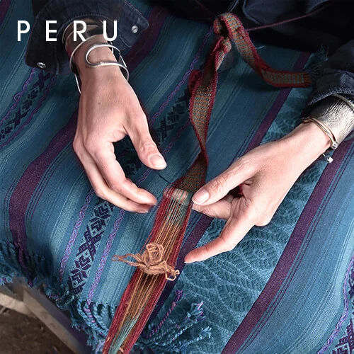 Anna Orska in Peru – entwirft handgewebten Schmuck
